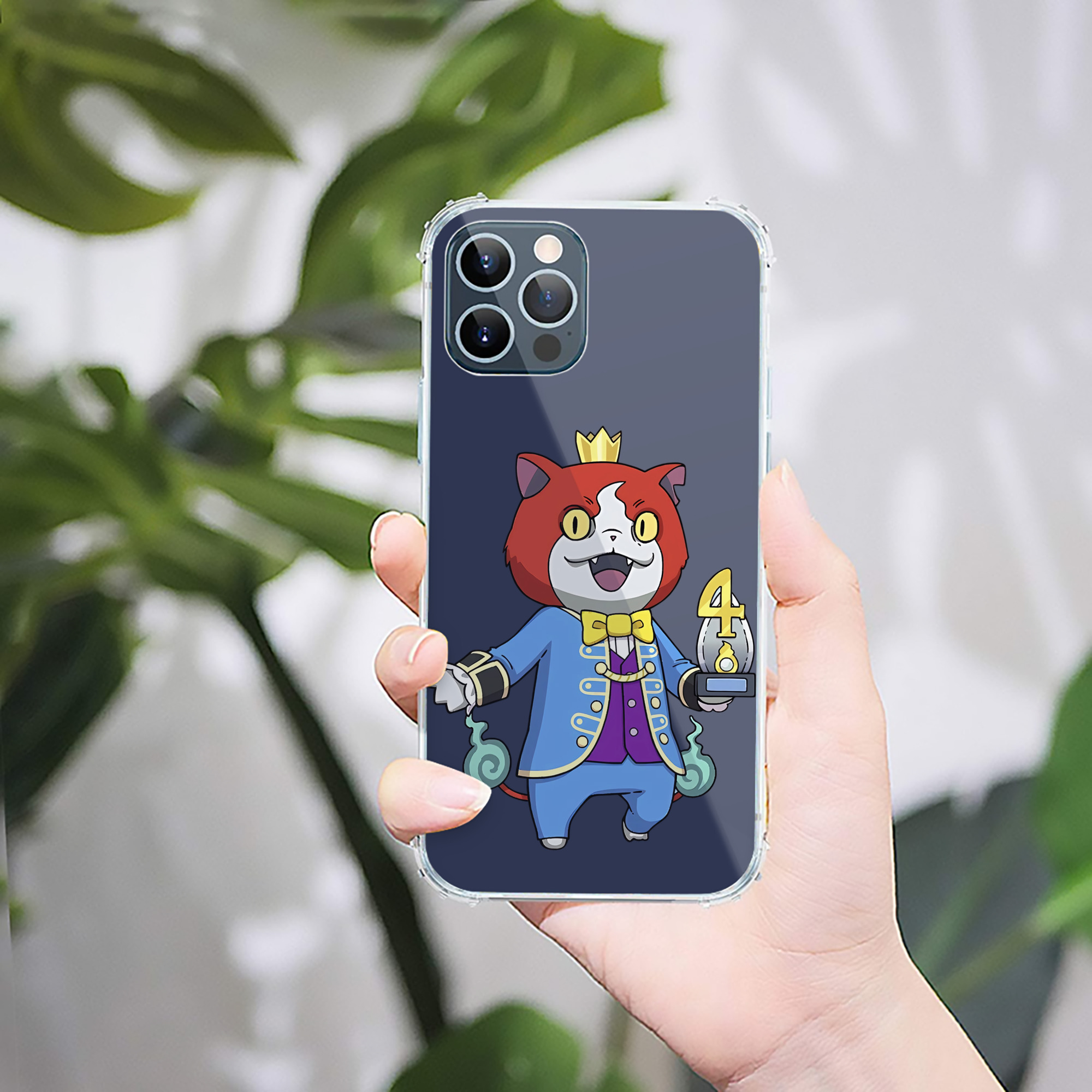 （画像用） 妖怪ウォッチ Yo-kai Watch 【iPhone 12シリーズ対応】透明スマホケース（クリアソフトケース）